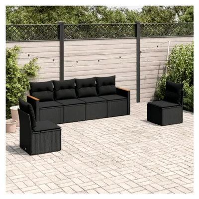 Produktbild von Gartenlounge aus Rattan mit Stauraum, Loungemöbel Set für den Außenbereich