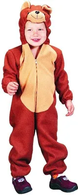 Produktbild von Kostüm Bär Bärenkostüm Tierkostüm für Kinder Gr. 86 - 122/128, Größe:104