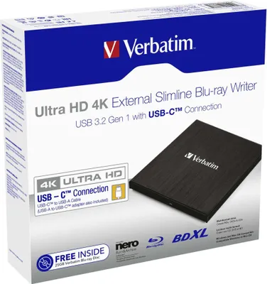 Obrázok produktu pre Verbatim 43888 Optická mechanika Blu-Ray DVD Combo čierna