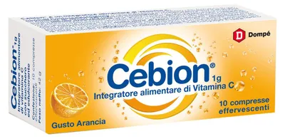 Immagine prodotto di Cebion Effervescenti Vitamina C Arancia 10 Compresse
