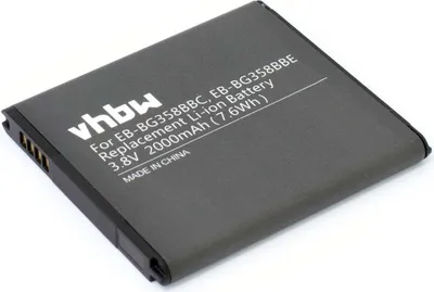 Produktbild von vhbw Akku kompatibel mit Samsung Galaxy SM-G3606, SM-G360, Core Prime, SM-G3608, Core Prime Duos Handy Smartphone Telefon (2000 mAh, 3,8 V, Li-Ion)