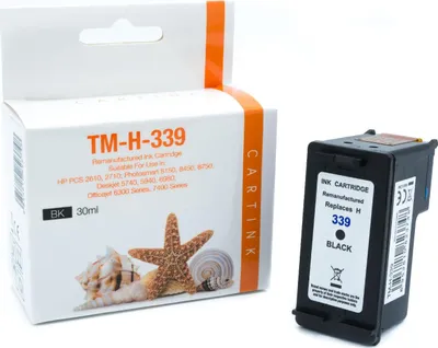 Produktbild von black Tinte/Druckpatrone 4.1-C8767XL kompatibel mit HP C8767EE [ 339 ]