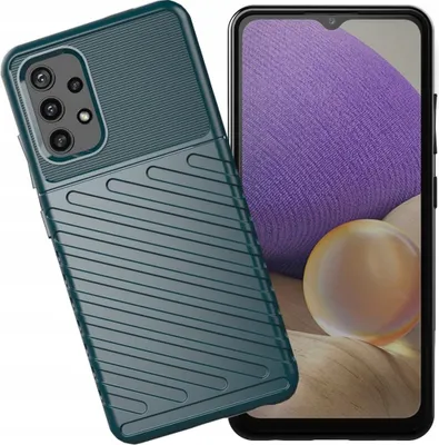 Immagine prodotto di Thunder Case Custodia flessibile blindata per Samsung Galaxy A72 4G verde