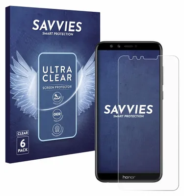 A product shot of a phone screen protector and its packaging.