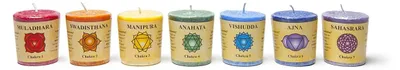 Chakra-Votivkerzen Geschenkset, 7 Stück, Duftkerzen