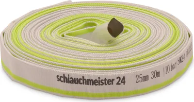 Produktbild von Ø 1 Zoll - 25 mm, 30 Meter Industrieschlauch | Bauschlauch | Flachschlauch