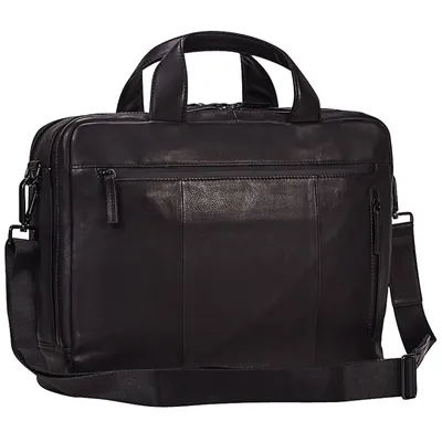 Image de LEONHARD HEYDEN mallette sac d'ordinateur portable pour ordinateur portable Den Haag Briefbag 2 Compartment Black noir