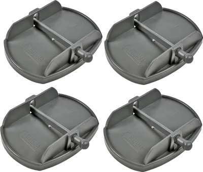 Produktbild von Fiamma Stützplatten aus Kunststoff Set 4 Stück für Kurbelstützen für Wohnwagen