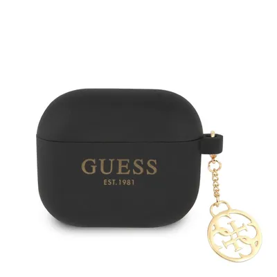 Obrázek produktu pro Guess GUA3LSC4EK AirPods 3 Cover black/black Charm 4G Collection ochrann pouzdro