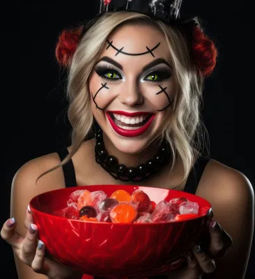 Produktbild von aricona Karneval Kontaktlinsen Farbige Fasching Halloween Funlinsen Kostüm