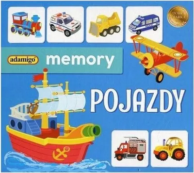 Produktbild von Fahrzeuge Memory-Spiel Adamigo 07257