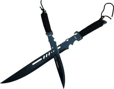 Produktbild von Ninja Deko Set (2 Stück) – Japanische Katana Replik mit Scheide – Sammlerobjekt, Wand- & Tischdekoration, Geschenkidee für Japan- & Anime-Fans D104