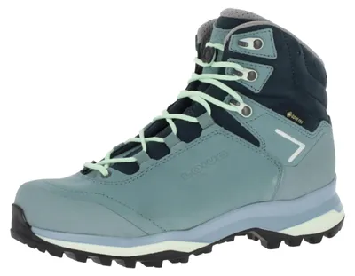 Produktbild von Lowa Lady Light Evo GTX Ws wasserdichte und stabile Damen Bergschuhe mit Nubukleder Obermaterial Rauchblau/Blau EU 37