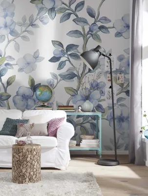 Obrázek produktu pro Komar netkaná tapeta - Bleu Ciel - rozměr: 250 x 250 cm (šířka x výška) - 5 panelů
