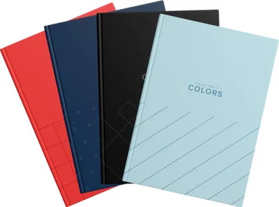 Productafbeelding van Nd39_513149 A4 notitieboek, 96 pagina's, geruit, omslag in diverse kleuren