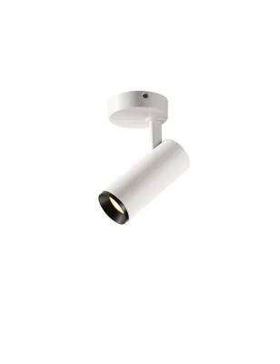 Produktbild von SLV 1004111 NUMINOS SPOT PHASE S LED Deckenaufbauleuchte weiss/schwarz 3000K 36°