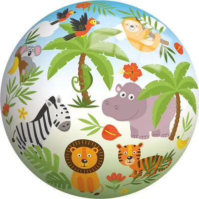 Produktbild von John® Spielball Jungle World mehrfarbig, Ø 13,0 cm, 1 St.