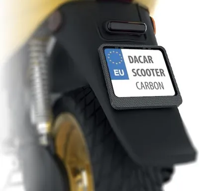 Obrázek produktu pro Rám Pro Skútr / Skútr, Barva Poznávací Značky: Carbon