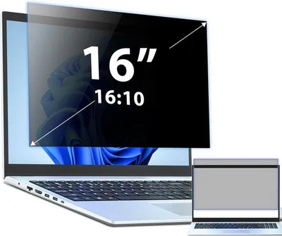 Produktbild von Famanu Laptop 16" Privacyfilter 16:10 - Entfernbare Anti-Glare und Blaulichtfilter