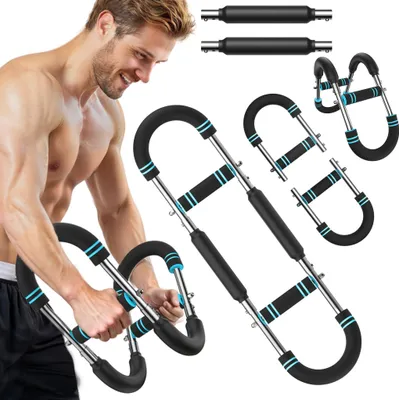Produktbild von Armtrainer – Kraft-Twister U-Form, verstellbar 27-50kg, Abnehmbares Design für Zuhause, Büro und Reise kompakt tragbar