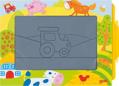 Obrázok produktu pre goki 58476 Magic board farma 27 x 19 cm, kartón, farebná