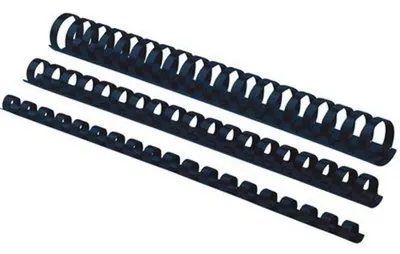 Image de Fellowes 5349702 Fellowes Plastikbinderücken 38mm schwarz   50PK