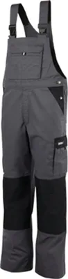 Produktbild von DASSY Latzhose VERSAILLES Gr. 62 STANDARD grau/schwarz