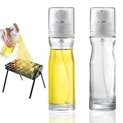 Ölsprüher aus Glas, 2 Stück, 200 ml, einstellbar