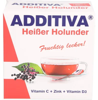 Immagine prodotto di ADDITIVA Bustine calde di sambuco, 10 pz. Bustine