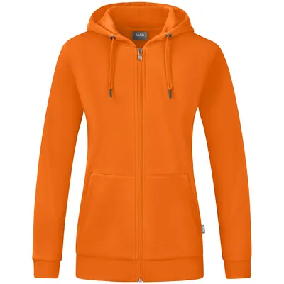 Produktbild von JAKO Damen Kapuzenjacke Organic, Farbe:orange, Größe:34