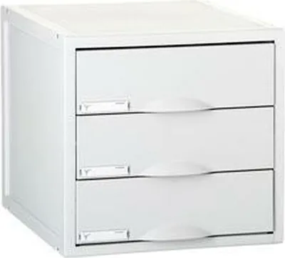 Immagine prodotto di modulo archisystem con 3 cassetti 356x316x303 mm grigio archivio 2000