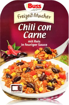 Produktbild von Buss Freizeitmacher Chili con Carne mit Reis 300g - Fertiggericht (1er Pack)