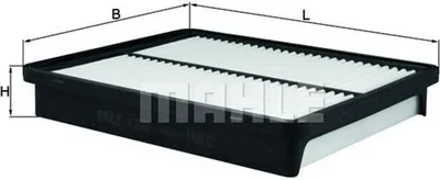 Produktbild von MAHLE LX 3540 Luftfilter für KIA OPTIMA