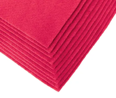 Produktbild von Bastelfilz Bögen 10er-Pack flex Filz A4, Stärke 1,5-2mm, Filzplatte, 50 Farben