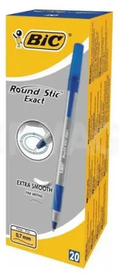 Image de Stylo à bille rond Stic Exact bleu (20 pièces) BIC