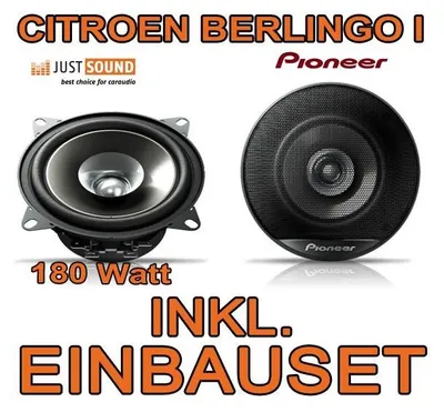 Produktbild von Citroen Berlingo I - Lautsprecher - Pioneer TS-G1021i - 10cm Einbauset