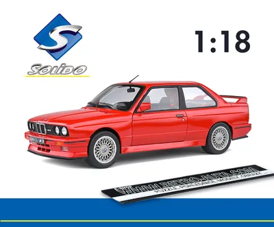Zdjęcie produktu dla BMW E30 M3 1986 - czerwony SOLIDO 1:18