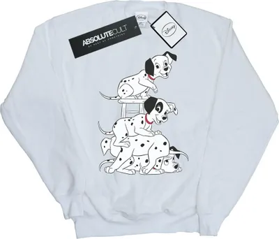 Produktbild von Disney - "101 Dalmatians" Sweatshirt für Herren BI16605 (S) (Weiß)