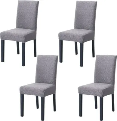 Obrázek produktu pro 4 kusy Elasticity Elastan židle kryty pro jídelnu Hotel Banket, šedá