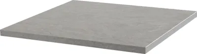 Produktbild von Quadratische laminierte Tischplatte 60 x 60 cm gewachster Beton - Oviala Rivoli