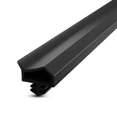 Produktbild von DQ-PP Türdichtung | Schwarz | 50 Meter | TPE Gummi | KD-14 | Zimmertürdichtung Gummidichtug Dichtband Zarge Zargendichtung Dichtung