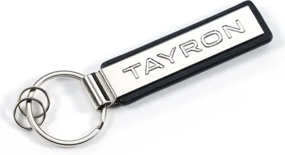 Produktbild von Original VW Schlüsselanhänger Tayron silber Keyring Anhänger