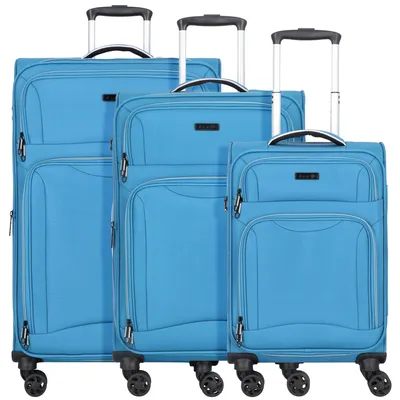 Produktbild von d&n Travel Line 9204 4 Rollen Kofferset 3-teilig mit Dehnfalte