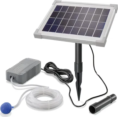 Produktbild von esotec Solar Teichbelüfter-SET 5/130 Professional Sauerstoffpumpe Teich 101842