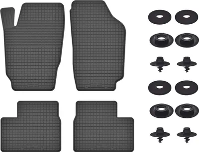 Produktbild von Gummimatten Mit Stoppern Für: Peugeot 206 (1998-2010) Schwarz Set