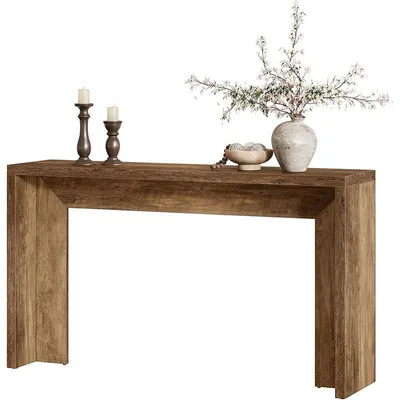 Image de Table basse HOGA-ZF0010, 149,3 x 29,8 x 81,5 cm, marron