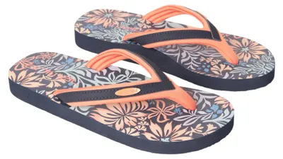Produktbild von Animal - "Swish" Floral Flipflops für Kinder MW5158 (34 EU) (Koralle)