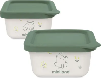 Immagine prodotto di Contenitore Miniland confezione da 2 naturset -
