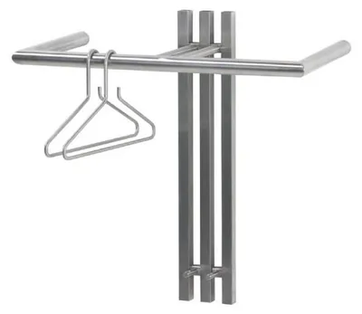 Produktbild von Wandgarderobe Senza 1 in Edelstahl von Spinder