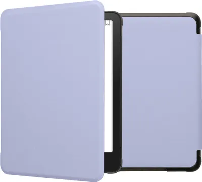 Produktbild von kwmobile Hülle kompatibel mit Amazon Kindle Paperwhite (2024)/Colorsoft - Kunstleder eReader Schutzhülle Cover Case - Lavendel